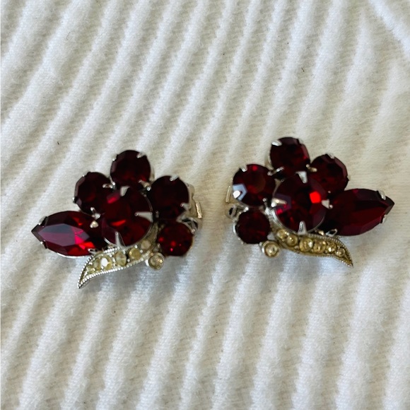 Vintage Designer Eisenberg Ice Clip on Earrings. Signed. - Picture 5 of 6